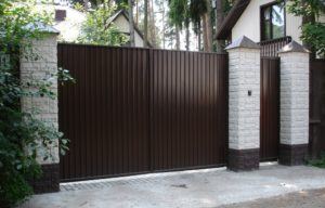 'Ворота из профнастила'