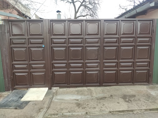 'Ворота + калитка из филенки (на точечной сварке)'